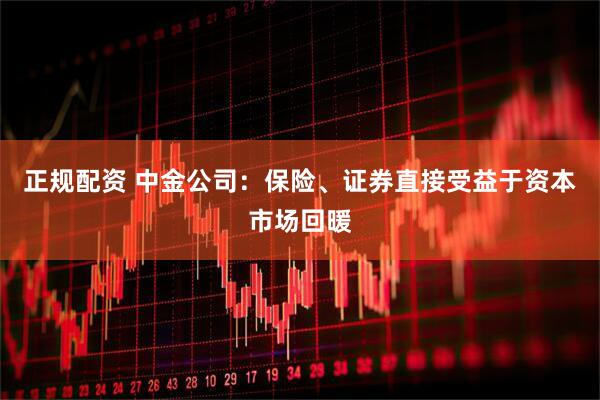 正规配资 中金公司：保险、证券直接受益于资本市场回暖