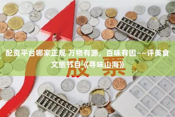 配资平台哪家正规 万物有源，百味有因——评美食文旅节目《寻味山海》